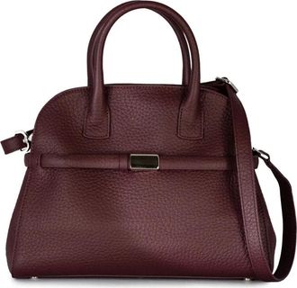 Orciani Tassen, Dames, Rood, ONE Size, Leer, Aura Soft Midi