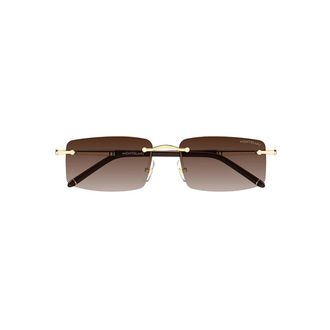 Montblanc Sunglasses, male, Brown, Size: 56 MM Mb0443S Sunglasses