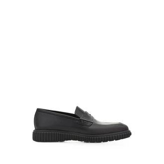 Ferragamo Heren, Schoenen, Zwart, Maat: 42 EU Leer