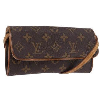 Louis Vuitton Twin Monogram Canvas Brown Canvas Handbag (Pre-Owned)