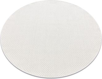 RugsX Rugsx - Alfombra Mimo 6272 Circulo Sisal Exterior Color Blanco White Circulo 120 Cm