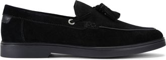 Kurt Geiger Mens Suede Ronan Slip On - Black - Size UK 11
