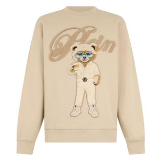 Philipp Plein Uomo, Felpe, Beige, L, new