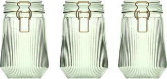 10 Strawberry Street Set Of 3 Delancey Canisters, Small