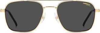 Carrera 57mm Gradient Oversize Aviator Sunglasses in Gold/Grey at Nordstrom