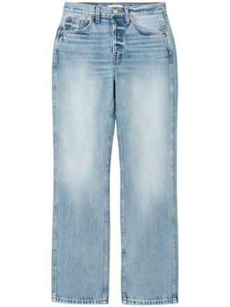 Re/Done Jeans ampi a vita alta - Blu