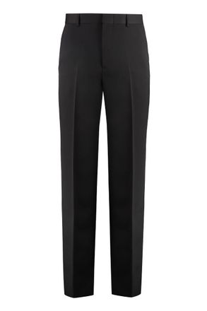 Gucci Black Flat Front Pants