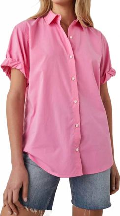 Rails Jojo Button Down Shirt In Hot Pink