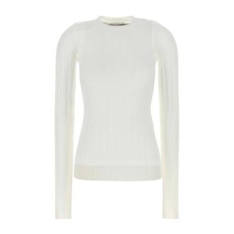 Sportmax Sportmax, Round-neck Knitwear, female, White, Size: XS Acino1234 Top