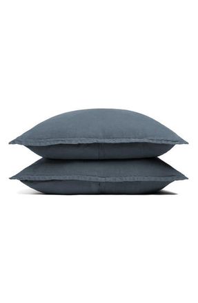 Parachute Set of 2 Linen Shams in Dusk at Nordstrom, Size Standard