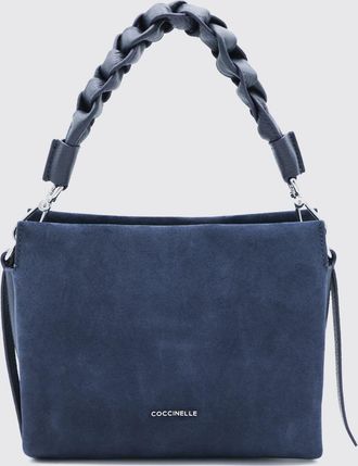 Coccinelle Mini borsa a spalla Boheme in pelle scamosciata con manico intrecciato