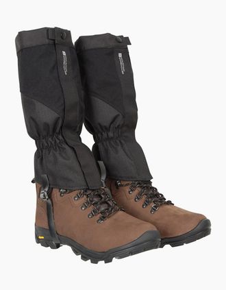 Mountain Warehouse Mens Mountain Warehouse Unisex Adult Highland Gaiters - Black - Size: M-L