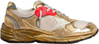 Golden Goose Ster Patch Veterschoenen - Heren - Sneakers - Geel - 42 EU - Leer - Schoenen