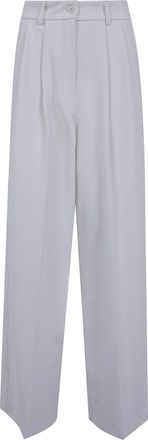 DRHOPE Pleated Trousers Natural