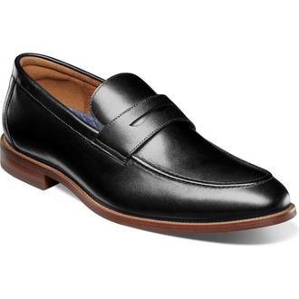 Florsheim Ruvo Moc Toe Penny Loafer in Black at Nordstrom Rack, Size 11