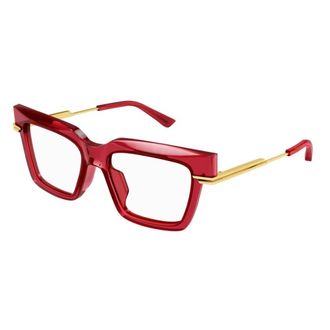 Bottega Veneta Glasses, unisex, Yellow, Size: 53 MM Stylish Bv1243O Fashion Accessory