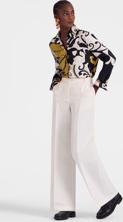 La DoubleJ Let Loose Pants in Solid Ivory at Nordstrom, Size Large L