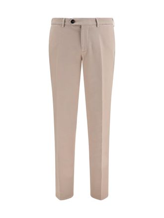 Brunello Cucinelli Dyed Cotton Trousers - Gray