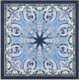 Etro Fazzoletto da taschino in seta - Blu