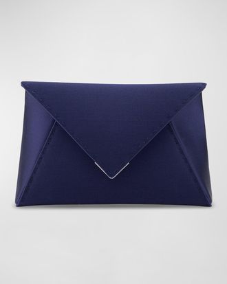 TYLER ELLIS Lee Small Satin Pouchette Clutch Bag
