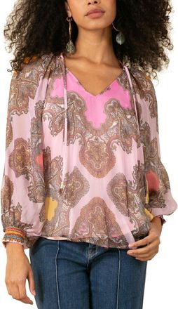 Hale Bob Hale Bob Willa Silk-Blend Blouse
