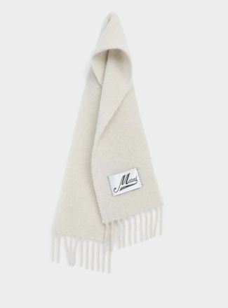 Marni Womens Signature label alpaca scarf