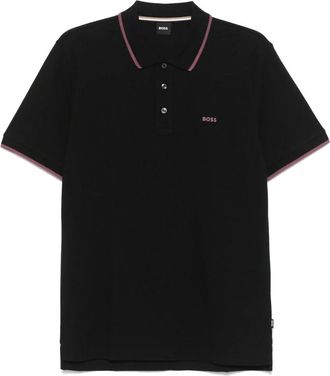 HUGO BOSS Hombre, Camisetas, Negro, Talla: L