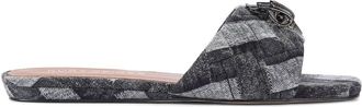 Kurt Geiger Kensington sandals - women - Calf Leather/Calf Leather/Grained Leather - 36 - Black