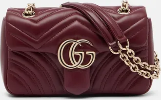 Gucci GG Marmont Small leather shoulder bag