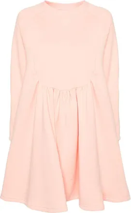 Ioana Ciolacu Calypso sweatshirt dress - women - Polyester/Cotton - L - Pink