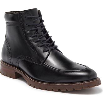 Johnston & Murphy Stratford Leather Boot in Black at Nordstrom Rack, Size 10