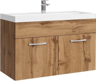 Badplaats Conjunto De Muebles De Ba&ntilde;o Paso 01 80 X 40 Cm - Roble - Mueble