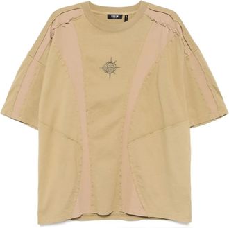 Five CM T-shirt con ricamo - Toni neutri