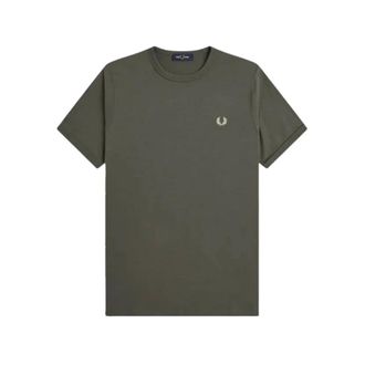 Fred Perry Uomo, Top, Verde, M, new