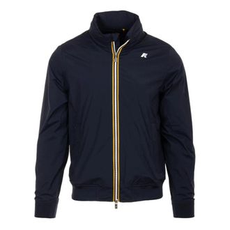 K-Way Amaury Stretch Nylon Jersey - Heren - Bomber jackets - Blauw - XL - Nylon - Jassen