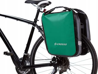 OEM Alforjas Para Bicicleta Crosso Dry 60 Sistema Crosso Verde