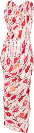 Vivienne Westwood Abito con stampa - Rosa