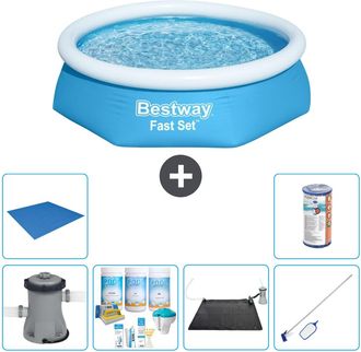 Bestway Piscina Bestway Fast Set Redonda - 244x61 Cm - 8-piezas S22003