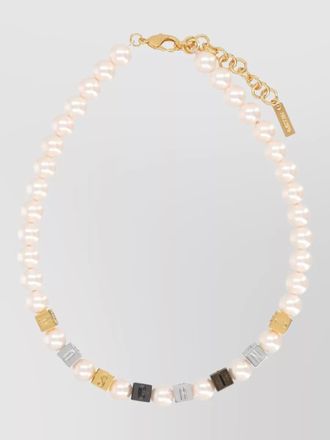 Moschino pearl necklace