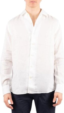 Saint Barth Camicia - Heren - Zakelijke Overhemden - Wit - L - Linnen - Overhemden