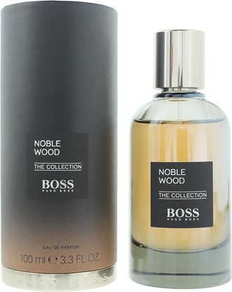 HUGO BOSS Mens The Collection Noble Wood Eau de Parfum 100ml - Green - One Size