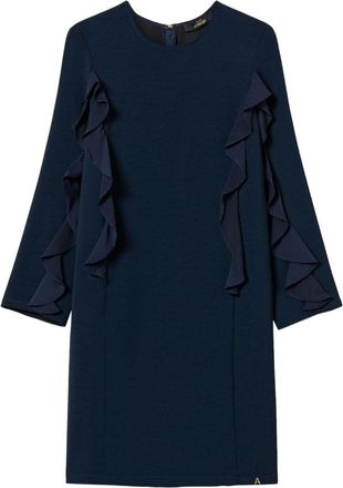 Twin-Set Abito corto con ruches - Blu