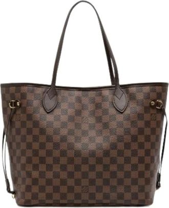 Louis Vuitton Pre-owned Tote Bags, female, Brown, Size: ONE SIZE Pre-owned Neverfull MM