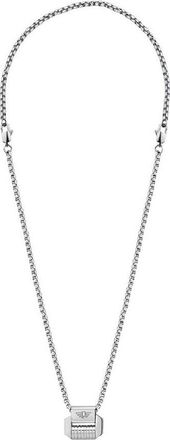 Police PEAGN2211502 Mens Necklace - Silver Stainless Steel - One Size