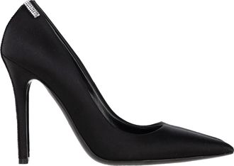 Tom Ford Pre-owned Womens Tom 105mm Crystal-Embellished Pumps in Black Satin - Size 38.5 EU/IT