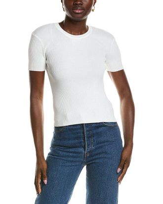 T Tahari Ribbed Top