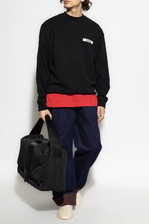 Jacquemus Sweatshirt With Logo, Mens, Black