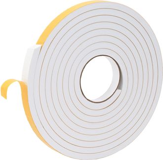 vidaXL Cinta De Espuma Autoadhesiva 10 Uds. Blanco 15mm X 5m Espuma Cr Vidaxl