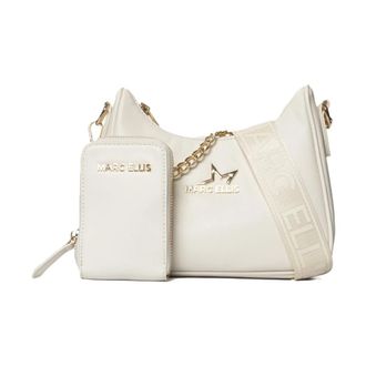Marc Ellis Shoulder Bags, female, White, Size: ONE SIZE Ariel Star Shoulder Bag
