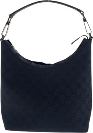 Gucci Pre-owned GG Canvas Schoudertas Zwart - Dames - Vintage Schoudertas - Zwart - ONE Size - Vintage